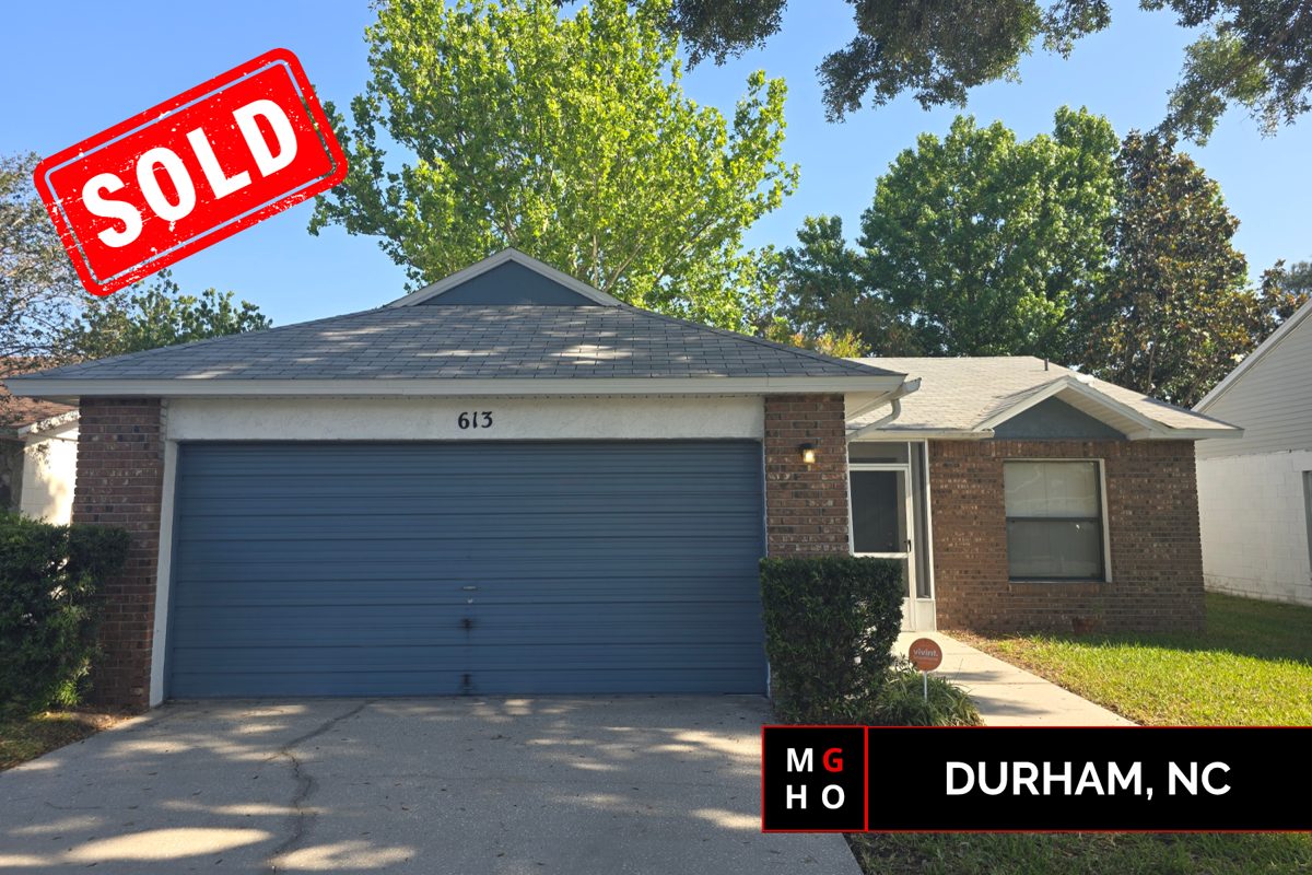 Sold home in Durham, NC — As-is — Closed in 12 days — purchased for cash by My Guaranteed Home Offer